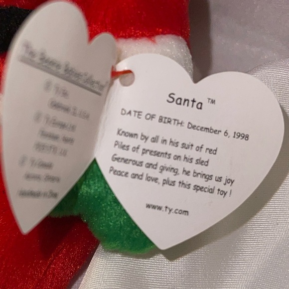 Santa beanie baby, Vintage rare 1998 - Picture 4 of 7